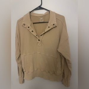 Aerie woman’s half button down sweatshirt